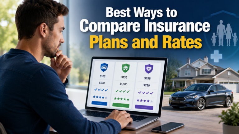 Best Ways to Compare Insurance Plans and Rates