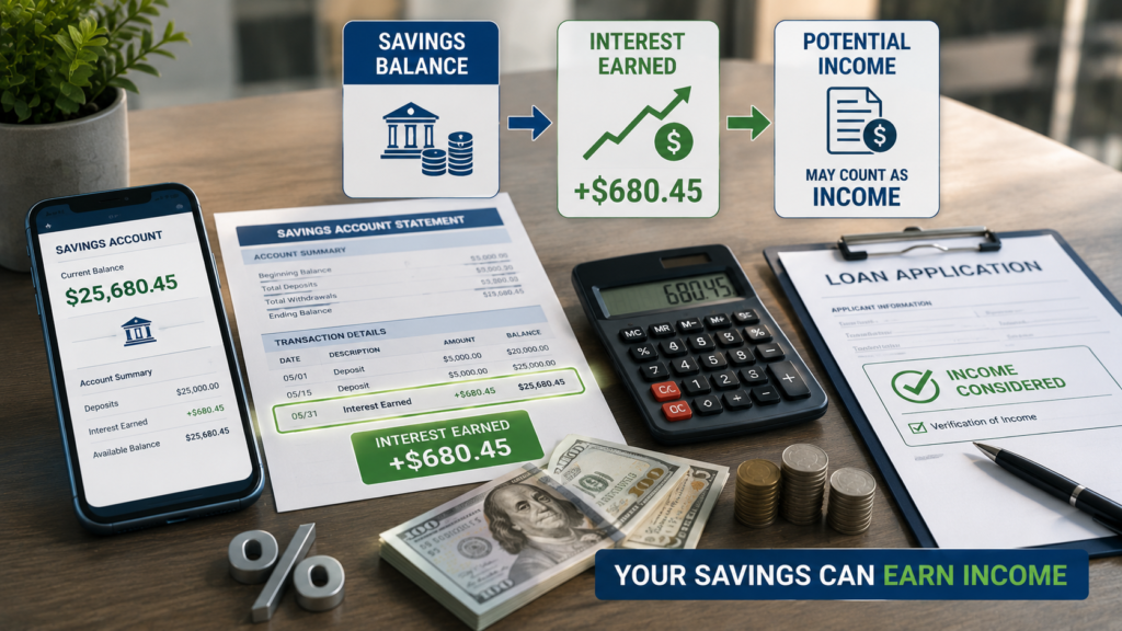 Can Savings Count as Income for a Loan?