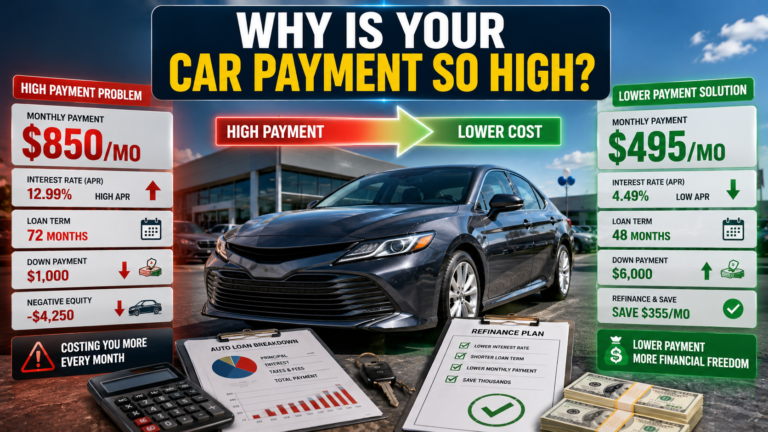 Why Your Car Payment Is So High and What You Can Do About It